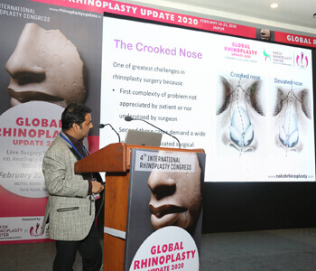 Dr. Tanvar Was Organizing Chairman Of 4th International Rhinoplasty Congress Global Rhinoplasty Update 22-23 February 2020